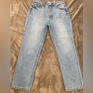 Sneak Peek Light Blue Straight Leg Jeans